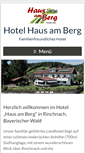 Mobile Screenshot of hotel-am-berg.de